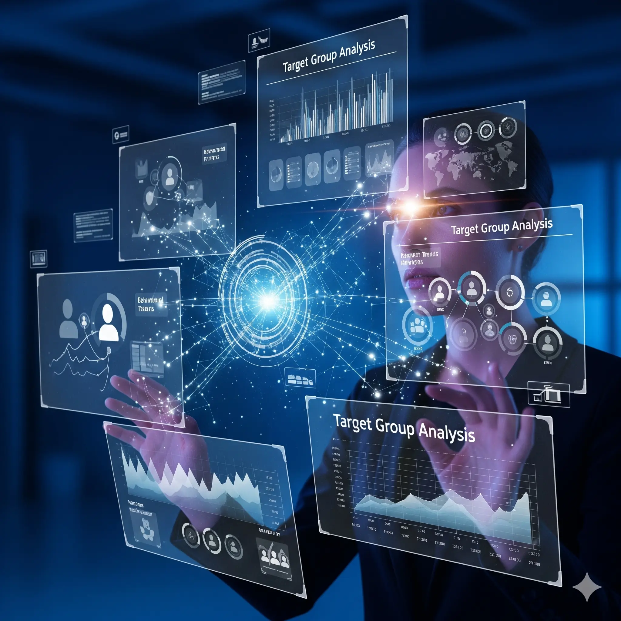 Interface zur Analyse von Zielgruppen