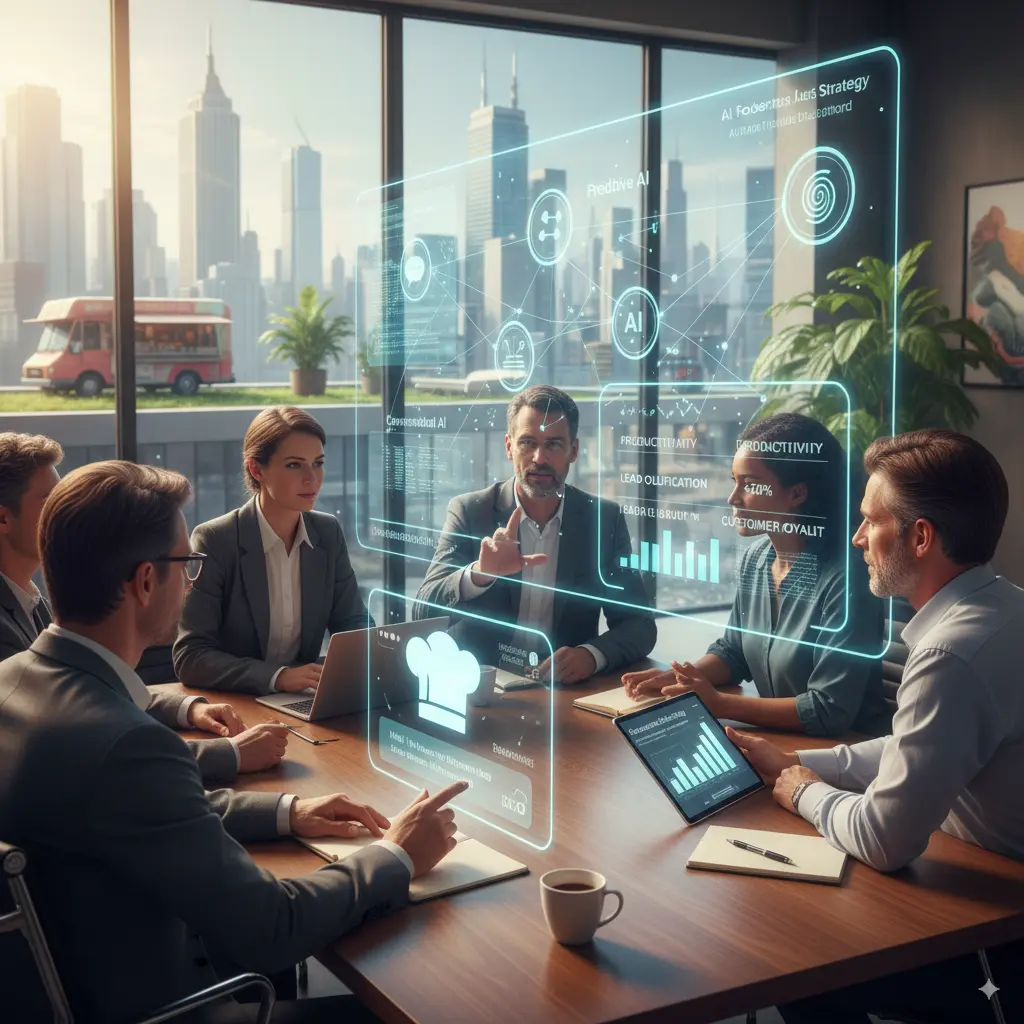 Visualisierung von KI im Vertrieb